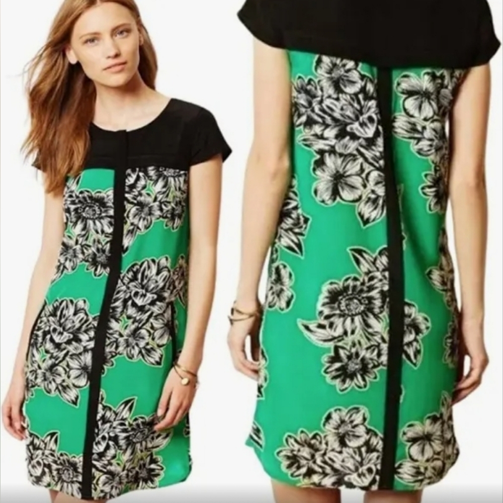 ❤️ ANTHROPOLOGIE MAEVE SILK AYAME SHIFT DRESS, 0 - Picture 3 of 13